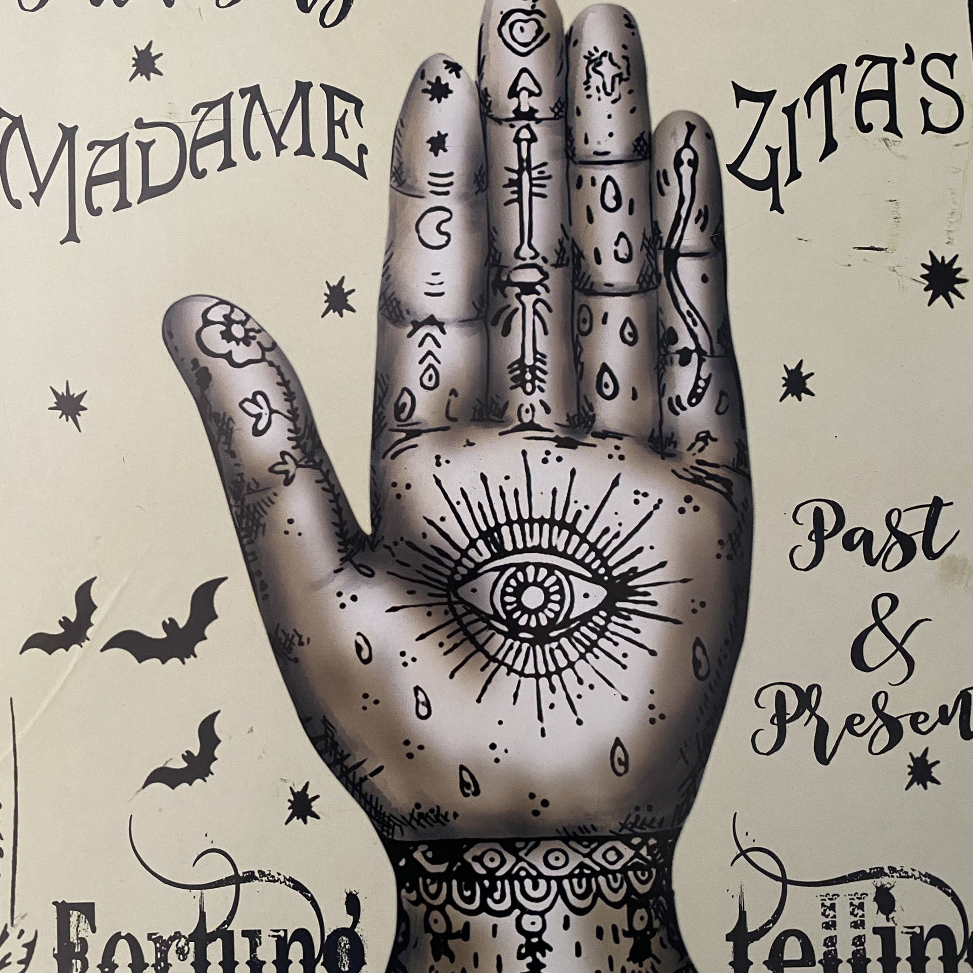 Whether You Read Palms or do Henna or Simply Like Mystical Items, This Is Just a  Charming Palmist Sign With The “All Seeing Eye” 