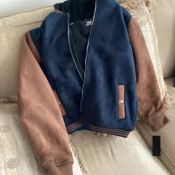 Jacket Men/Boys Denim/Tan