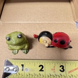 Vintage Josef Originals anthropomorphic ladybug figurine 1960s 