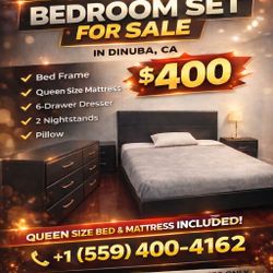 Complete Queen Platform Bedroom 