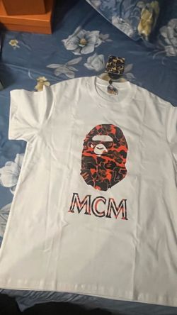 BAPE x MCM Collaboration Graphic T-Shirt