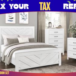 4 PC QUEEN BEDROOM SET 