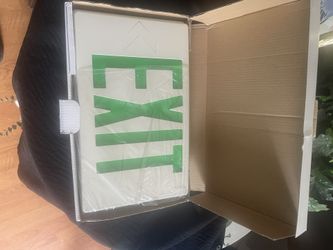 New Exit Sign 