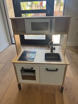 DUKTIG Kids Wooden Play Kitchen
