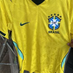 Brazil National Team Soccer Jersey Player Version 