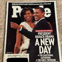 People Magazine Obama A New Day February 2009