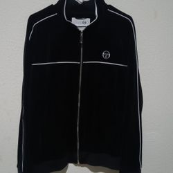 Sergio Tacchini Velour Tracksuit Jacket 