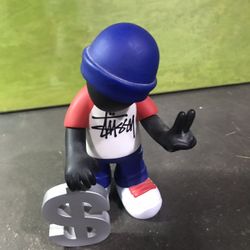Vintage 6" STUSSY Peace and Prosperity Vinyl Figure by Medicom/kidrobot