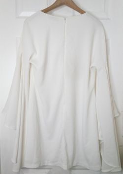 Mystic white mini dress for women