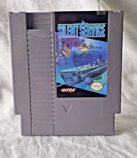 Silent Service Nintendo (Ultra Games, 1985) Game Cartridge Only