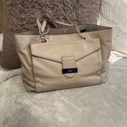 Kate Spade Grey Soft Leather Shoulder Bag 