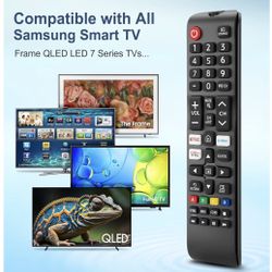   Universal for Samsung-TV-Remote-Control Replacement,Compatible with All Samsung Smart Frame QLED LED 7 Series TVs
