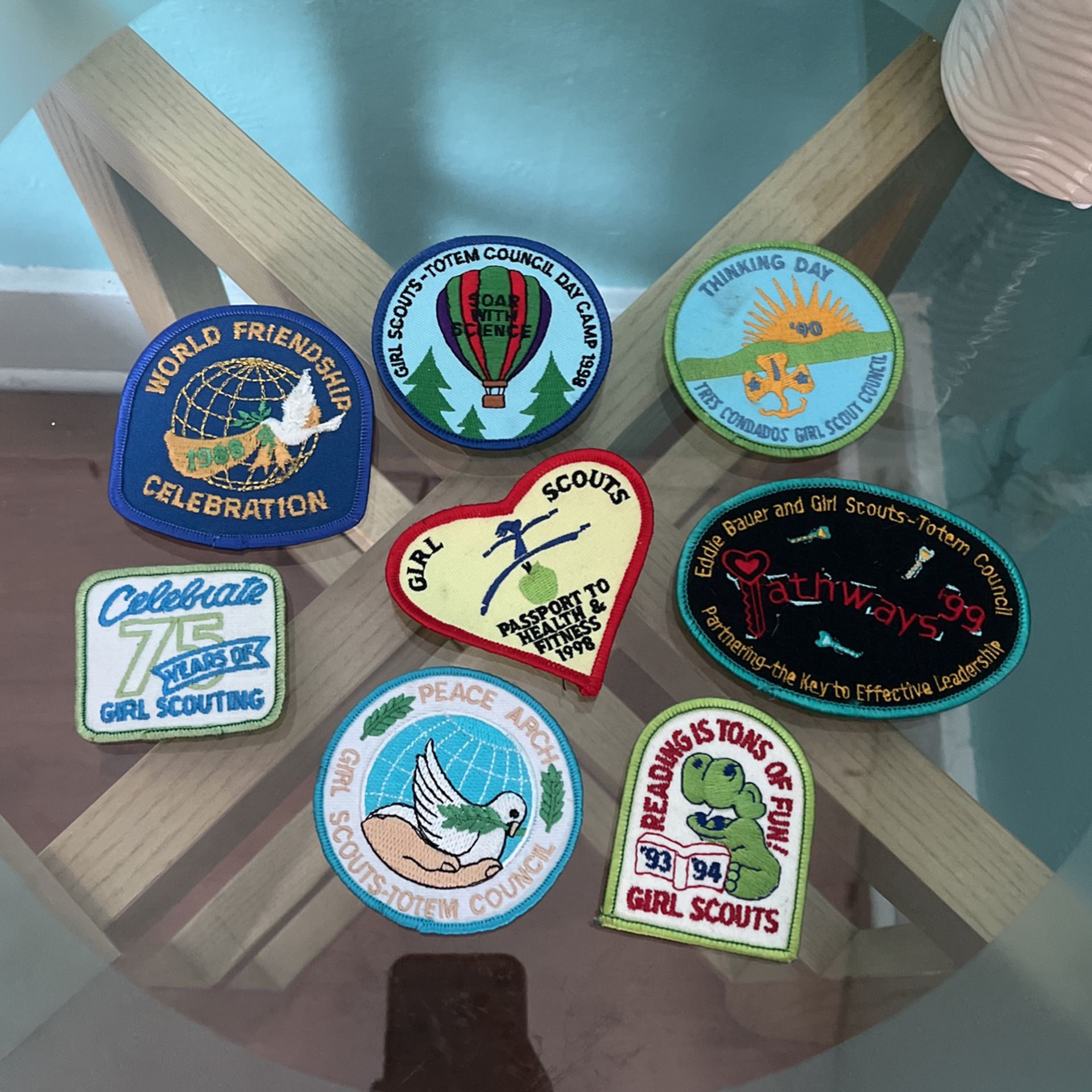Vintage Girl Scout Iron On & Sewn Patches
