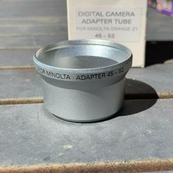 For Minolta Z1 45-52mm Digital Camera Adapter Tube