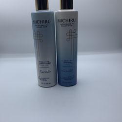 Michiru clarifying shampoo and hydrating conditioner