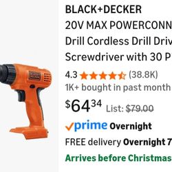 Black + Decker Power Drill
