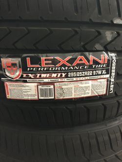 Brand New Tires (1) Lexani LX Twenty (295/25ZR22XL) (Single) ($109)