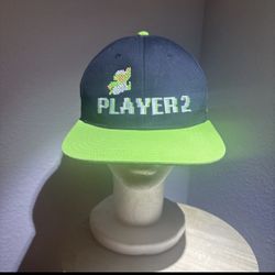 Super Mario Player 2 Luigi Nintendo Universal Studios Hollywood Cap New
