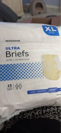 MCKESSON Adult briefs XL 58 in to 64 inch 15 briefs