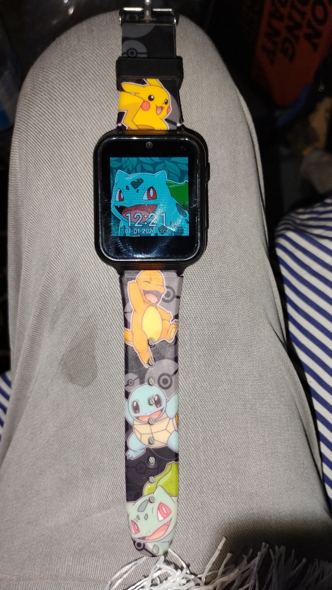 Accutime Pokemon Pikachu LCD WATCH Kids Works Well
