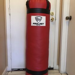 PUNCHING BAG BRAND NEW 100 POUNDS FILLED ABOUT FIVE FEET TALL MMA 