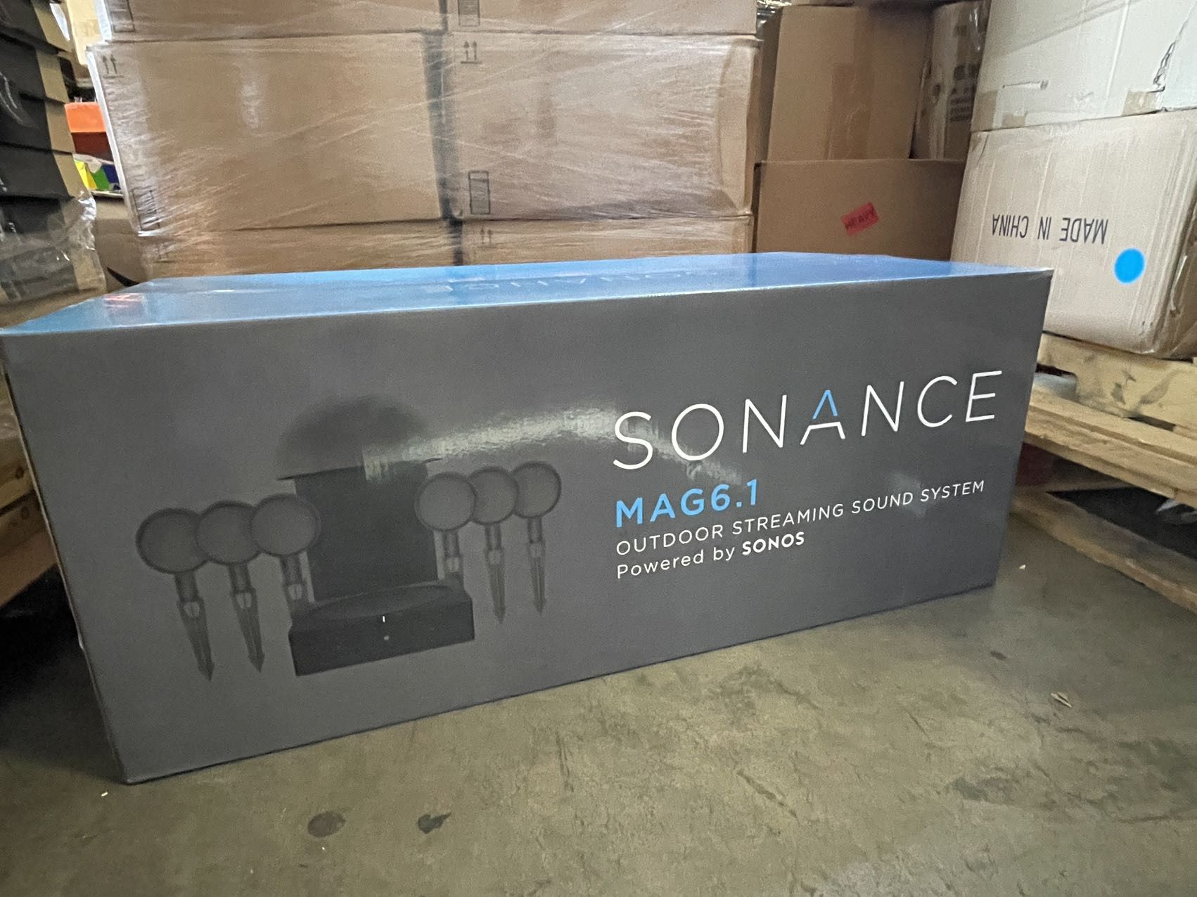 Sonance - MAG6.1 - Mag Series 6.1-Ch. Landscape Outdoor Speaker System Powered by SonosĀ® (Each) - Brown/Black