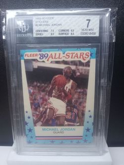 1989 Michael Jordan (BGS 7) Fleer