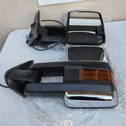 03-06 Chevrolet Silverado Avalanche Tahoe Suburban Gmc Yukon Sierra Cadillac Escalade Tow Mirrors Espejos Retrovisores Chevy 