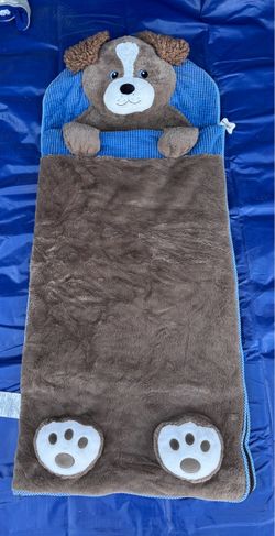 Costco Kids Dog Sleeping Bag with Plush Pillow