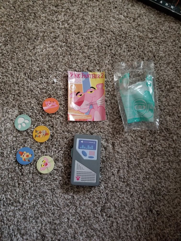 2008 Burger King Kids Meal Pink Panther 2 Cell Phone Toy