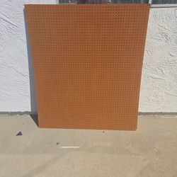 2 Peg Boards 3'11" By 4'6"  2 Woods Pamels 3'10 1/2"