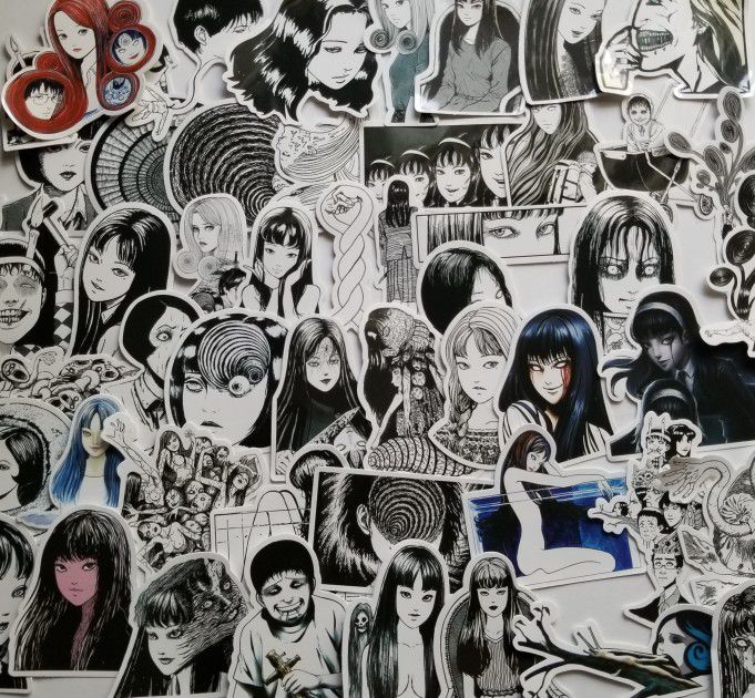50 Junji Ito Vinyl Stickers 