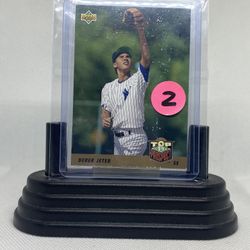 Derek Jeter (2) 1993 Upper Deck “Top 1993 Prospect Error Card” Rookie Card#449