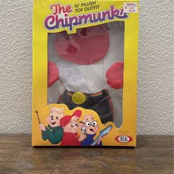 The Chipmunks 10” Plush Toy Outfit