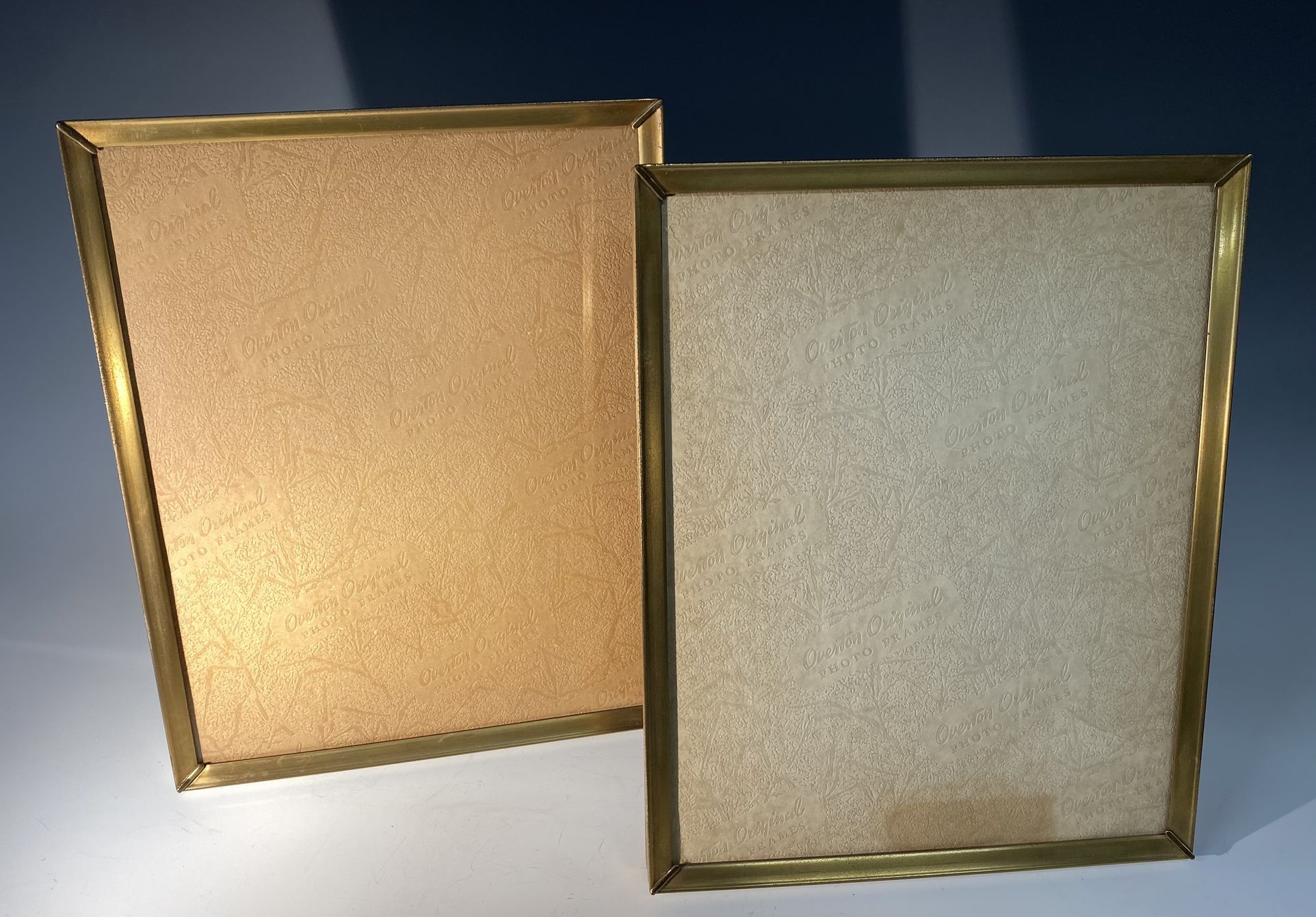 Vintage 1950s Overton Original Picture Frames Gold 8x10 Self Standing or Hanging