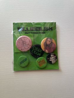 Billie Eilish buttons