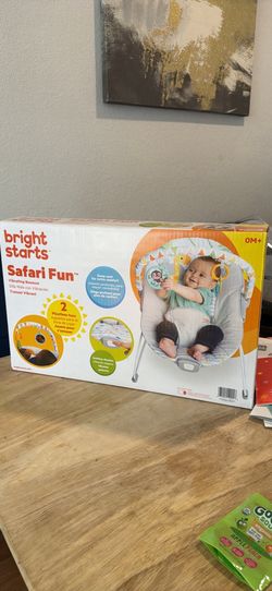 Bright Starts Safari Infant-to-Toddler Rocker / Bouncer - NIB