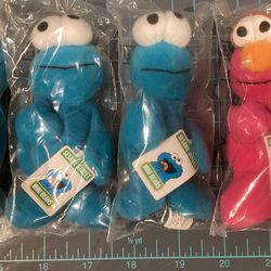 Sesame Street Mini Beans, Cookie Monster And Telly Monster Collection 