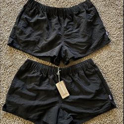 Patagonia shorts for women, new, one has a label, the other does not, but both are new, payments by zelle or paypal