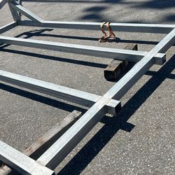 Heavy duty boat cradle for transport or storage, galvanized