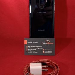 Samsung S9+ black 64 GB unlocked $275