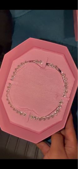 Heart Shaped Diamond Necklace
