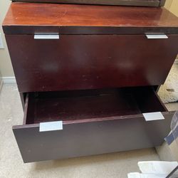 FREE Bookcase + 2-Drawer lateral File Cabinet 