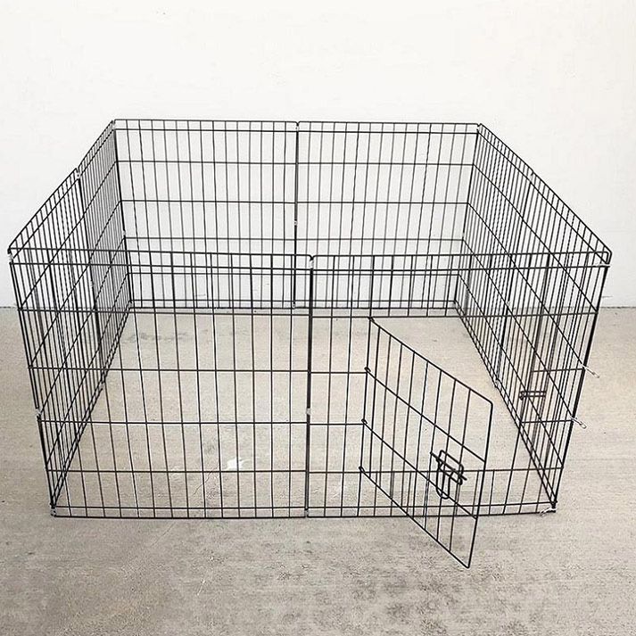 (NEW) $30 Dog Playpen 8-Panel, Each Panel 24” Tall X 24” Wide Pet Exercise Fence Crate Kennel Gate 