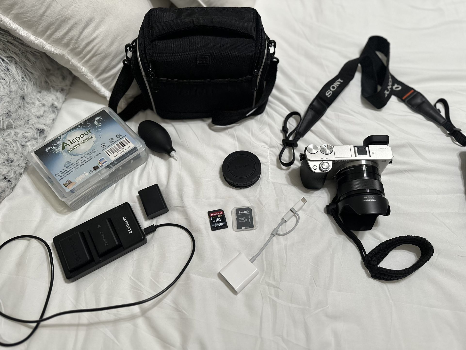 Sony Alpha a6000 Mirrorless Digital Camera 24.3MP SLR Camera with 3.0