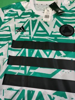 Adidas Green And White Jersey Size 2x