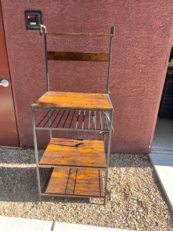 Kitchen Baker’s Rack / Coffee Bar Station