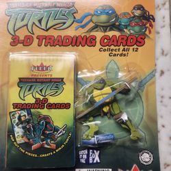 Teen Mutant Ninja Turtles 3-trading Cards.