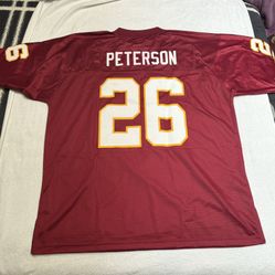 #26 Peterson Redskins Jersey 