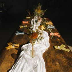 (83) Cotton Wedding Napkins - Multicolored